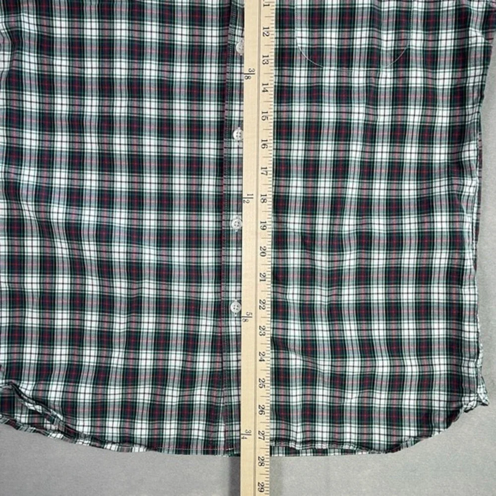 J. Crew Long Sleeve Dress Shirt Men Small‎ Plaid Check Casual Office Business